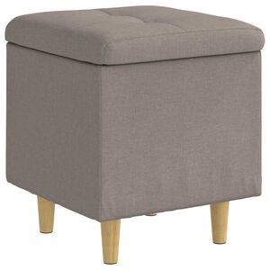 vidaXL &Omicron;&theta;&omega;&mu;&alpha;&nu;ό &mu;&epsilon; &Alpha;&pi;&omicron;&theta;&eta;&kappa;&epsilon;&upsilon;&tau;&iota;&kappa;ό &Chi;ώ&rho;&omicron; Taupe 40 x 40 x 45 cm ύ&phi;&alpha;&sigma;&mu;&alpha;