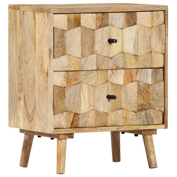 vidaXL Κομοδίνο 40 x 30 x 50 εκ. από Μασίφ Ξύλο Μάνγκο