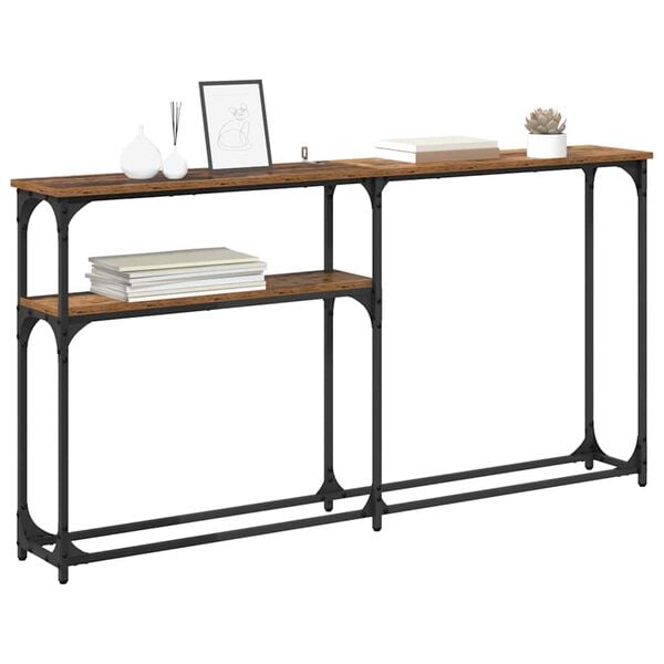 vidaXL &Tau;&rho;&alpha;&pi;έ&zeta;&iota;&Kappa;&omicron;&nu;&sigma;ό&lambda;&alpha;&sigmaf; &Pi;&alpha;&lambda;&alpha;&iota;ό &xi;ύ&lambda;&omicron; 145x22.5x75&epsilon;&kappa; &Epsilon;&pi;&epsilon;&xi;&epsilon;&rho;&gamma;&alpha;&sigma;&mu;έ&nu;&omicron; &xi;ύ&lambda;&omicron;