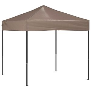 vidaXL &Tau;έ&nu;&tau;&alpha; &Epsilon;&kappa;&delta;&eta;&lambda;ώ&sigma;&epsilon;&omega;&nu; &Pi;&tau;&upsilon;&sigma;&sigma;ό&mu;&epsilon;&nu;&eta; Taupe 2 x 2 &mu;.