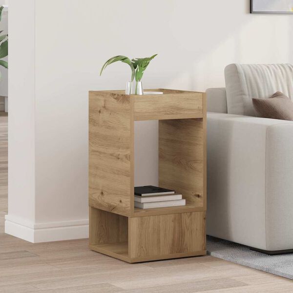 vidaXL End Table Artisan Oak 30 x 30 x 56 &epsilon;&kappa;. &Epsilon;&pi;&epsilon;&xi;&epsilon;&rho;&gamma;&alpha;&sigma;&mu;έ&nu;&omicron; &xi;ύ&lambda;&omicron;