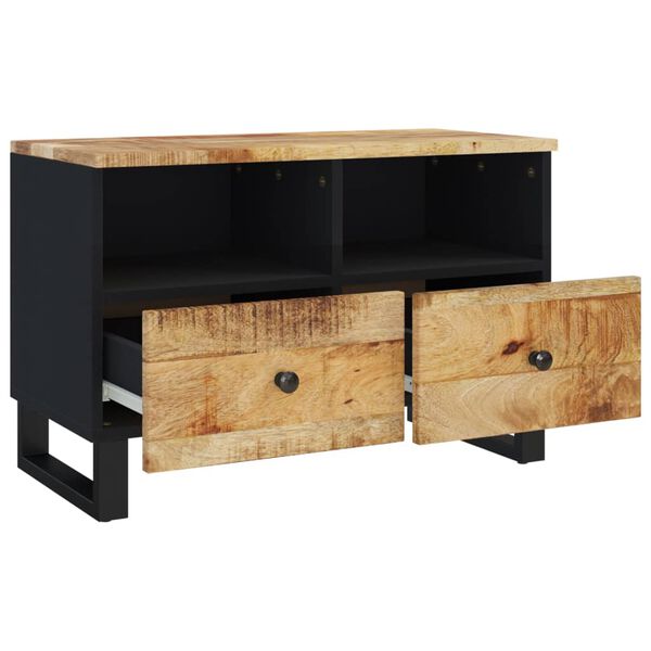 vidaXL Έπιπλο Τηλεόρασης 70 x 33 x 46 εκ. από Μασίφ Ξύλο Μάνγκο