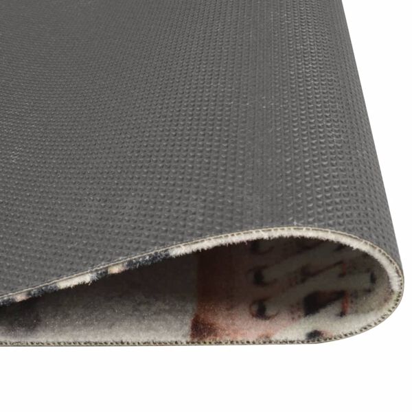 vidaXL Χαλί Κουζίνας Πλενόμενο Επιγραφή Shoezone 45x150 εκ. Βελούδινο