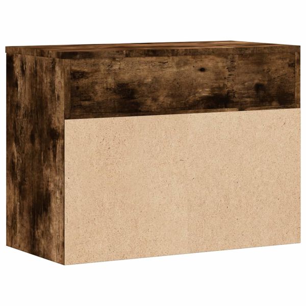 vidaXL Παπουτσοθήκη Καπνιστή Δρυς 60x30x45 εκ. από Επεξεργασμένο Ξύλο