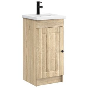vidaXL &Kappa;&alpha;&theta;&rho;έ&phi;&tau;&eta;&sigmaf; &mu;&pi;ά&nu;&iota;&omicron;&upsilon; &mu;&epsilon; &nu;&iota;&pi;&tau;ή&rho;&alpha; Sonoma &Delta;&rho;&upsilon;&sigmaf; 42 x 40 x 84,5 &epsilon;&kappa;