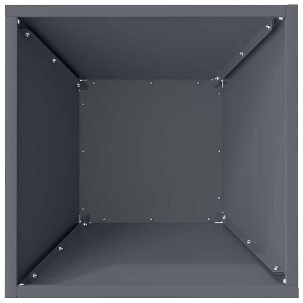 vidaXL Γλάστρα Κήπου 5 pcs Ανθρακί 35 x 35 x 15 εκ. Ατσάλι