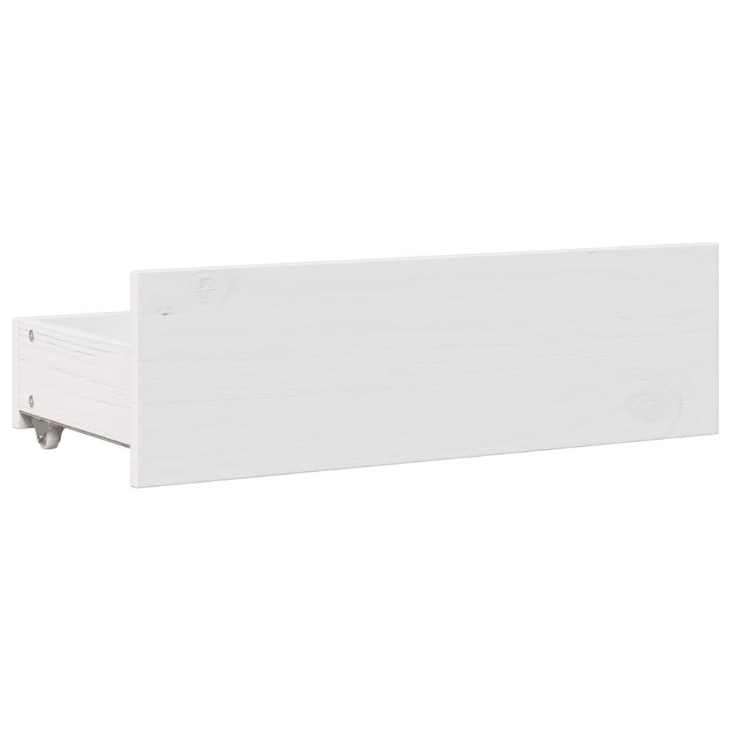 vidaXL Κρεβάτι Βιβλιοθήκη Χωρίς Στρώμα 180x200 εκ Μασίφ Ξύλο Πεύκου