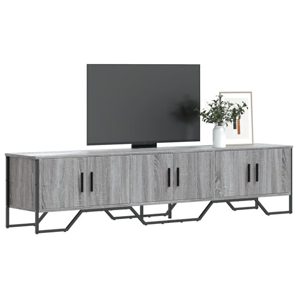 vidaXL Έπιπλο Τηλεόρασης Γκρι Sonoma 180x34x41 εκ. από Επεξεργ. Ξύλο