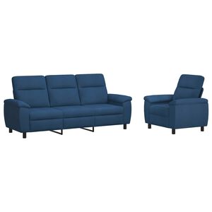 vidaXL &Sigma;&epsilon;&tau; &Kappa;&alpha;&nu;&alpha;&pi;έ 2 pcs &Mu;&pi;&lambda;&epsilon; Ύ&phi;&alpha;&sigma;&mu;&alpha;