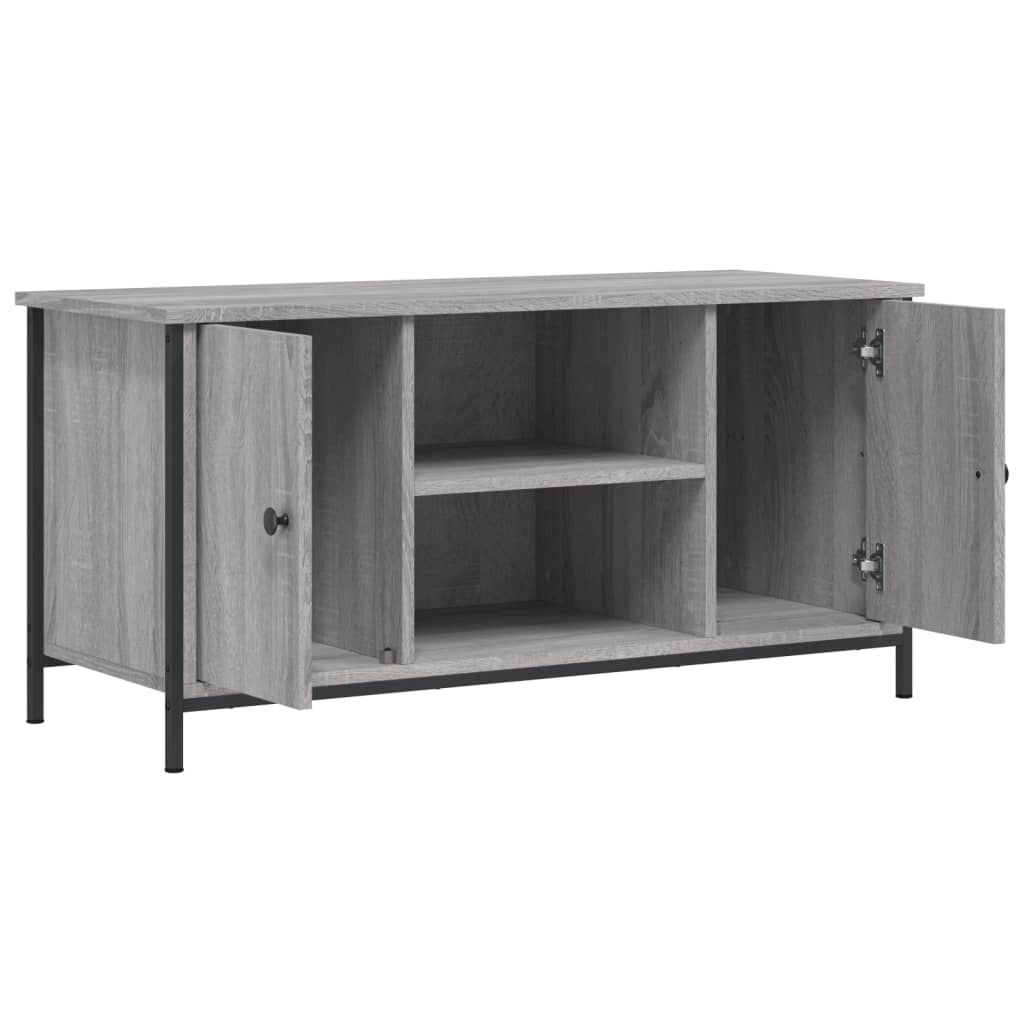 vidaXL Έπιπλο Τηλεόρασης Γκρι Sonoma 100x40x50 εκ. από Επεξεργ. Ξύλο