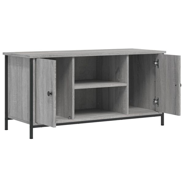 vidaXL Έπιπλο Τηλεόρασης Γκρι Sonoma 100x40x50 εκ. από Επεξεργ. Ξύλο