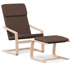 vidaXL &Pi;&omicron;&lambda;&upsilon;&theta;&rho;ό&nu;&alpha; Relax &Sigma;&kappa;&omicron;ύ&rho;&omicron; &Kappa;&alpha;&phi;έ &Upsilon;&phi;&alpha;&sigma;&mu;ά&tau;&iota;&nu;&eta; &mu;&epsilon; &Upsilon;&pi;&omicron;&pi;ό&delta;&iota;&omicron;