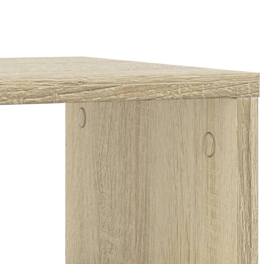 vidaXL Βοηθητικό Τραπέζι με Ρόδες Sonoma Δρυς 50x30x55 εκ. Επεξ. Ξύλο