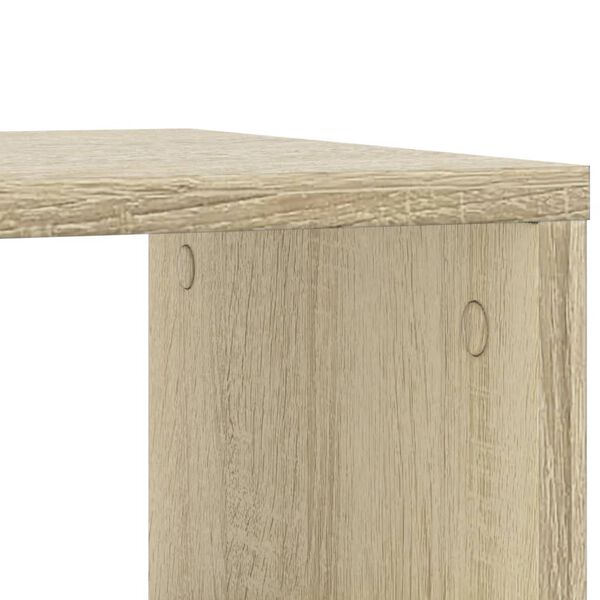 vidaXL Βοηθητικό Τραπέζι με Ρόδες Sonoma Δρυς 50x30x55 εκ. Επεξ. Ξύλο