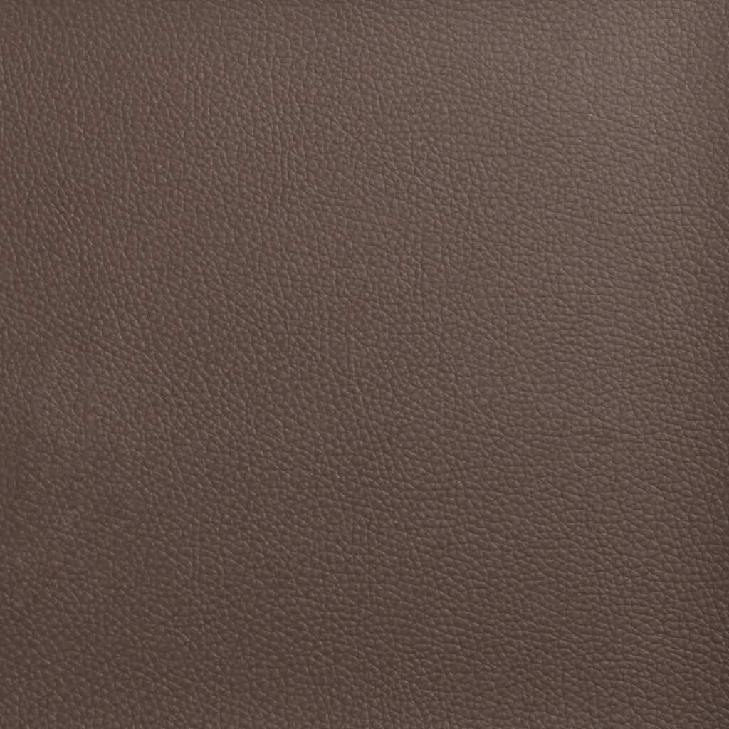 vidaXL Οθωμανικό κρεβάτι με στρώμα καφέ 180x200cm Faux Leather