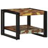 vidaXL Τραπεζάκι σαλονιού πολύχρωμο 50x50x38cm Ξύλο μασίφ αναγεννημένο