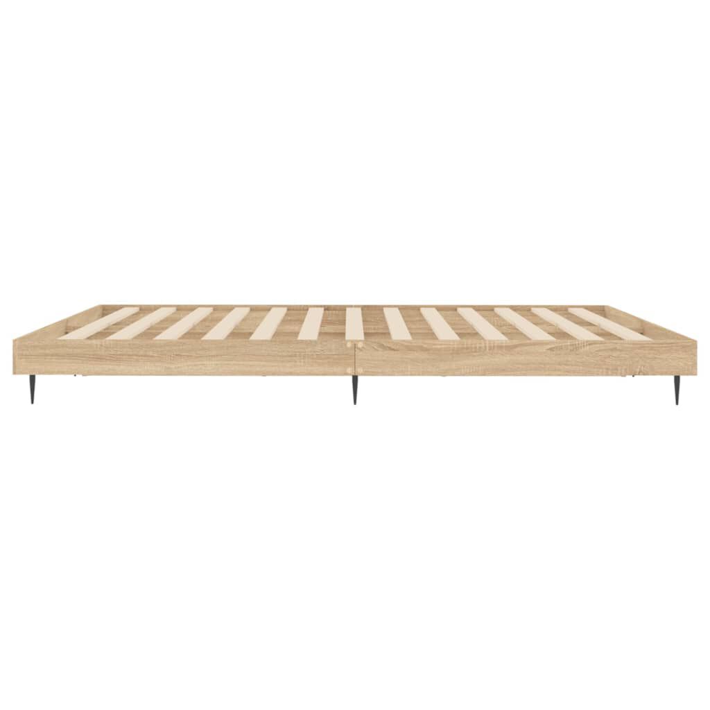 vidaXL Πλαίσιο Κρεβατιού Χωρ. Στρώμα Sonoma Δρυς 120x200εκ. Επ. Ξύλο