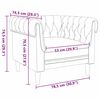 vidaXL Πολυθρόνα Τσέστερφιλντ Άλλο Καφέ 78.5 x 74.5 x 74.5 εκατοστά
