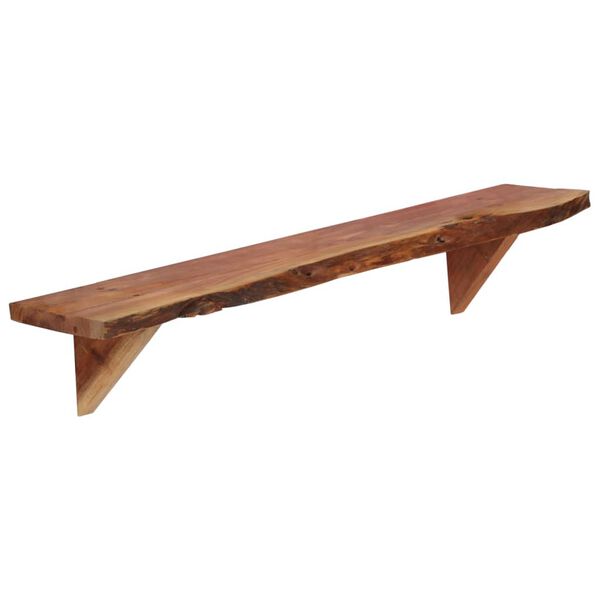vidaXL Ράφια Τοίχου 2 τεμ. 90 x 20 x 18 εκ. από Μασίφ Ξύλο Ακακίας