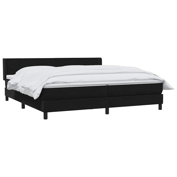 vidaXL &Kappa;&rho;&epsilon;&beta;ά&tau;&iota; Boxspring &mu;&epsilon; &Sigma;&tau;&rho;ώ&mu;&alpha; &Mu;&alpha;ύ&rho;&omicron; 180x210 &epsilon;&kappa;. &Beta;&epsilon;&lambda;&omicron;ύ&delta;&iota;&nu;&omicron;