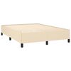 vidaXL &Kappa;&rho;&epsilon;&beta;ά&tau;&iota; Boxspring &mu;&epsilon; &Sigma;&tau;&rho;ώ&mu;&alpha; &Kappa;&rho;&epsilon;&mu; 140x190 &epsilon;&kappa;. &Upsilon;&phi;&alpha;&sigma;&mu;ά&tau;&iota;&nu;&omicron;