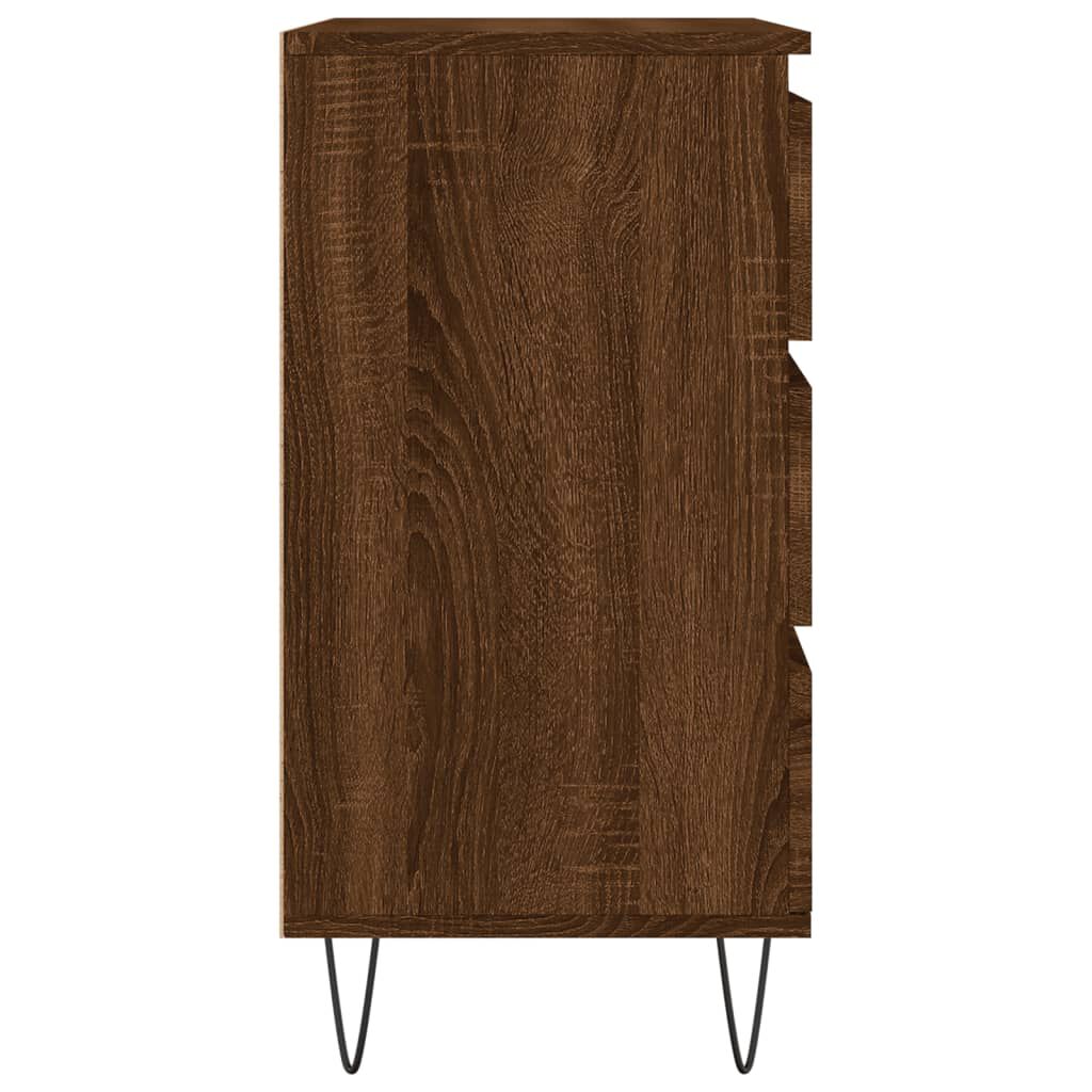 vidaXL Μπουφές Καφέ Δρυς 60x35x70 εκ. από Επεξεργασμένο Ξύλο