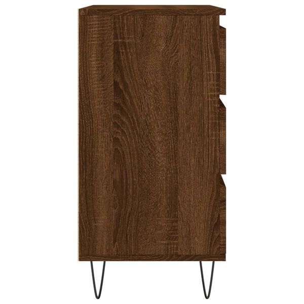 vidaXL Μπουφές Καφέ Δρυς 60x35x70 εκ. από Επεξεργασμένο Ξύλο