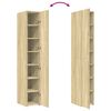 vidaXL Ντουλάπι Sonoma Δρυς 30x42,5x185 εκ. από Επεξεργασμένο Ξύλο