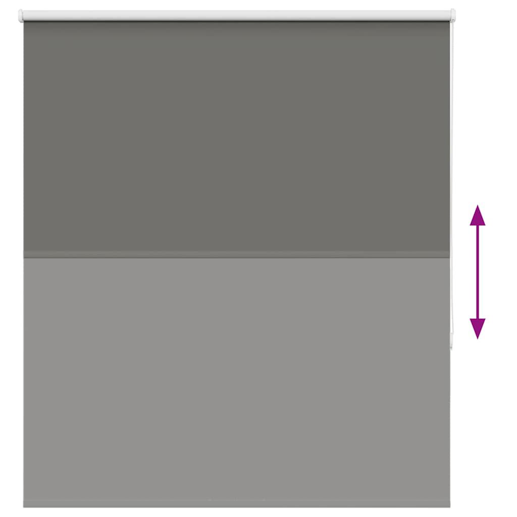 vidaXL Roller Blind Blackout γκρί 140x130 cm Πλάτος υφάσματος 136,6cm