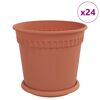vidaXL &Gamma;&lambda;ά&sigma;&tau;&rho;&epsilon;&sigmaf; &phi;&upsilon;&tau;ώ&nu; 24 pcs &Kappa;&epsilon;&rho;&alpha;&mu;&iota;&delta;ί &Oslash; 19 x 16 &epsilon;&kappa; &Pi;&lambda;&alpha;&sigma;&tau;&iota;&kappa;ό