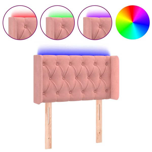 vidaXL &Kappa;&epsilon;&phi;&alpha;&lambda;ά&rho;&iota; &Kappa;&rho;&epsilon;&beta;&alpha;&tau;&iota;&omicron;ύ LED &Rho;&omicron;&zeta; 83x16x78/88 &epsilon;&kappa;. &Beta;&epsilon;&lambda;&omicron;ύ&delta;&iota;&nu;&omicron;