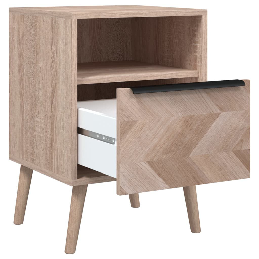 Finori Κομοδίνο Lusk 61A Sonoma Δρυς 38,5 x 38,5 x 57 εκ.