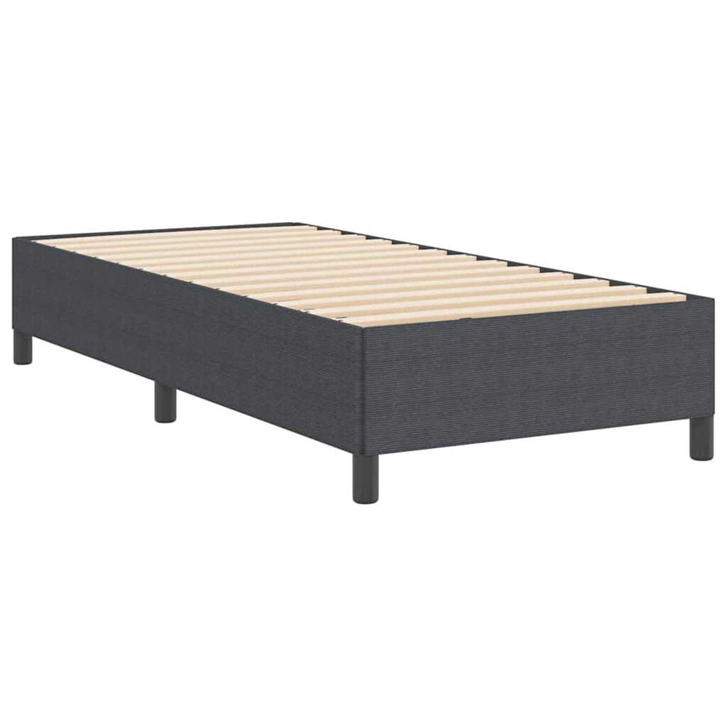 vidaXL Σκελετός Κρεβατιού Σκούρο γκρι 80 x 200 cm Βελούδο
