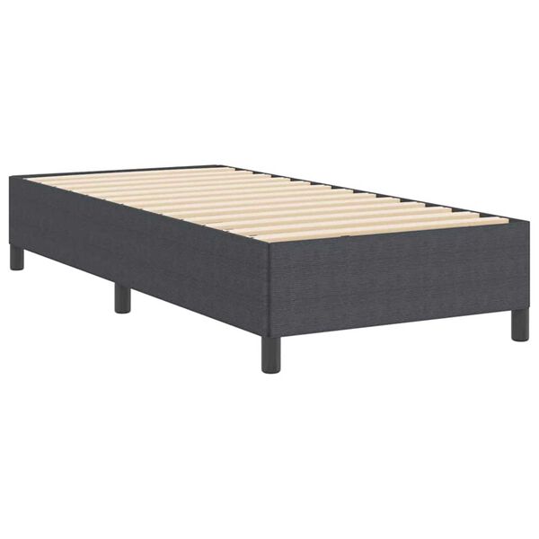 vidaXL Σκελετός Κρεβατιού Σκούρο γκρι 80 x 200 cm Βελούδο