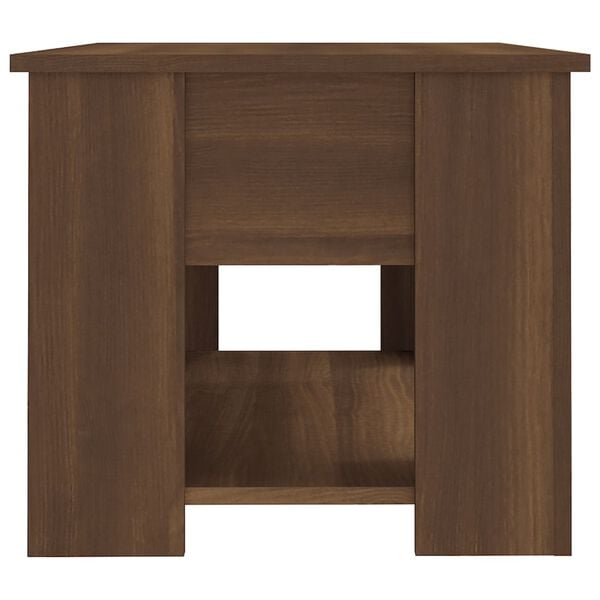 vidaXL Τραπεζάκι Σαλονιού Καφέ Δρυς 79x49x41 εκ. Επεξεργασμένο Ξύλο