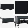 vidaXL Σκηνίτσα Αναδιπλούμενη Μαύρο 300 x 250 εκ Ύφασμα και Μέταλλο