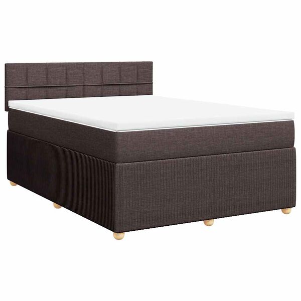 vidaXL &Kappa;&rho;&epsilon;&beta;ά&tau;&iota; Boxspring &mu;&epsilon; &Sigma;&tau;&rho;ώ&mu;&alpha; &Sigma;&kappa;&omicron;ύ&rho;&omicron; &Kappa;&alpha;&phi;έ 140x190 &epsilon;&kappa;. &Upsilon;&phi;&alpha;&sigma;&mu;ά&tau;&iota;&nu;&omicron;