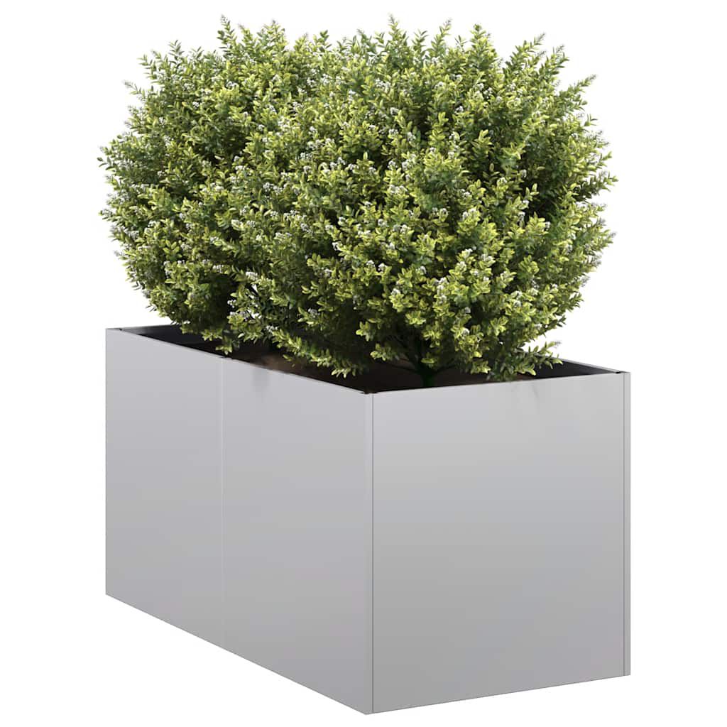 vidaXL Ζαρντινιέρα 40x80x40 εκ. από Γαλβανισμένο Ατσάλι