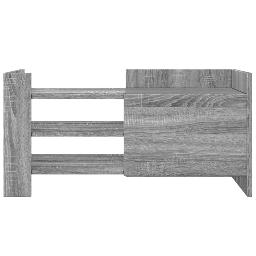 vidaXL Έπιπλο Τηλεόρασης Γκρι Sonoma 80x35x40 εκ. από Επεξεργ. Ξύλο