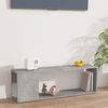 vidaXL Έπιπλο Τηλεόρασης Γκρι Σκυροδέματος 100x24x32 εκ. Επεξ. Ξύλο