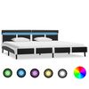 vidaXL &Pi;&lambda;&alpha;ί&sigma;&iota;&omicron; &Kappa;&rho;&epsilon;&beta;&alpha;&tau;&iota;&omicron;ύ &mu;&epsilon; LED &Gamma;&kappa;&rho;&iota; 180 x 200 &epsilon;&kappa;. &alpha;&pi;ό &Sigma;&upsilon;&nu;&theta;&epsilon;&tau;&iota;&kappa;ό &Delta;έ&rho;&mu;&alpha;