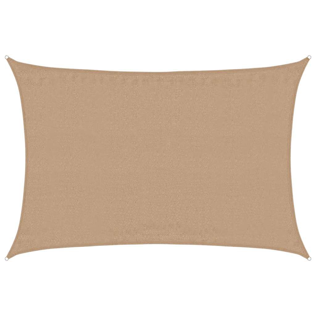 vidaXL Πανί Σκίασης Taupe 4 x 6 μ. από HDPE 160 γρ./μ²