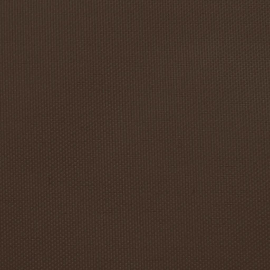 vidaXL Πανί Σκίασης Τρίγωνο Καφέ 2/4 x 3 μ. από Ύφασμα Oxford