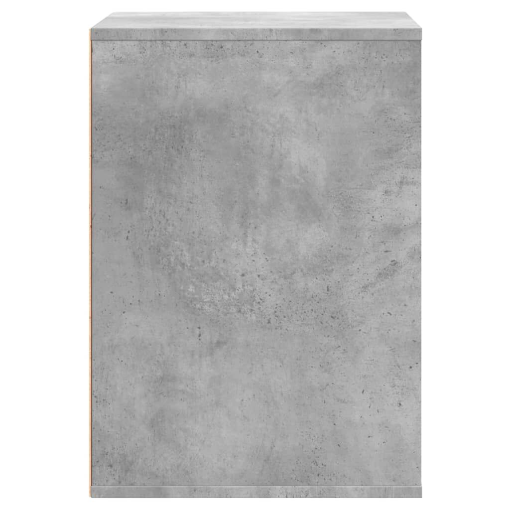 vidaXL Συρταριέρα Γκρι Σκυροδέματος 60x41x58 εκ. Επεξεργ. Ξύλο