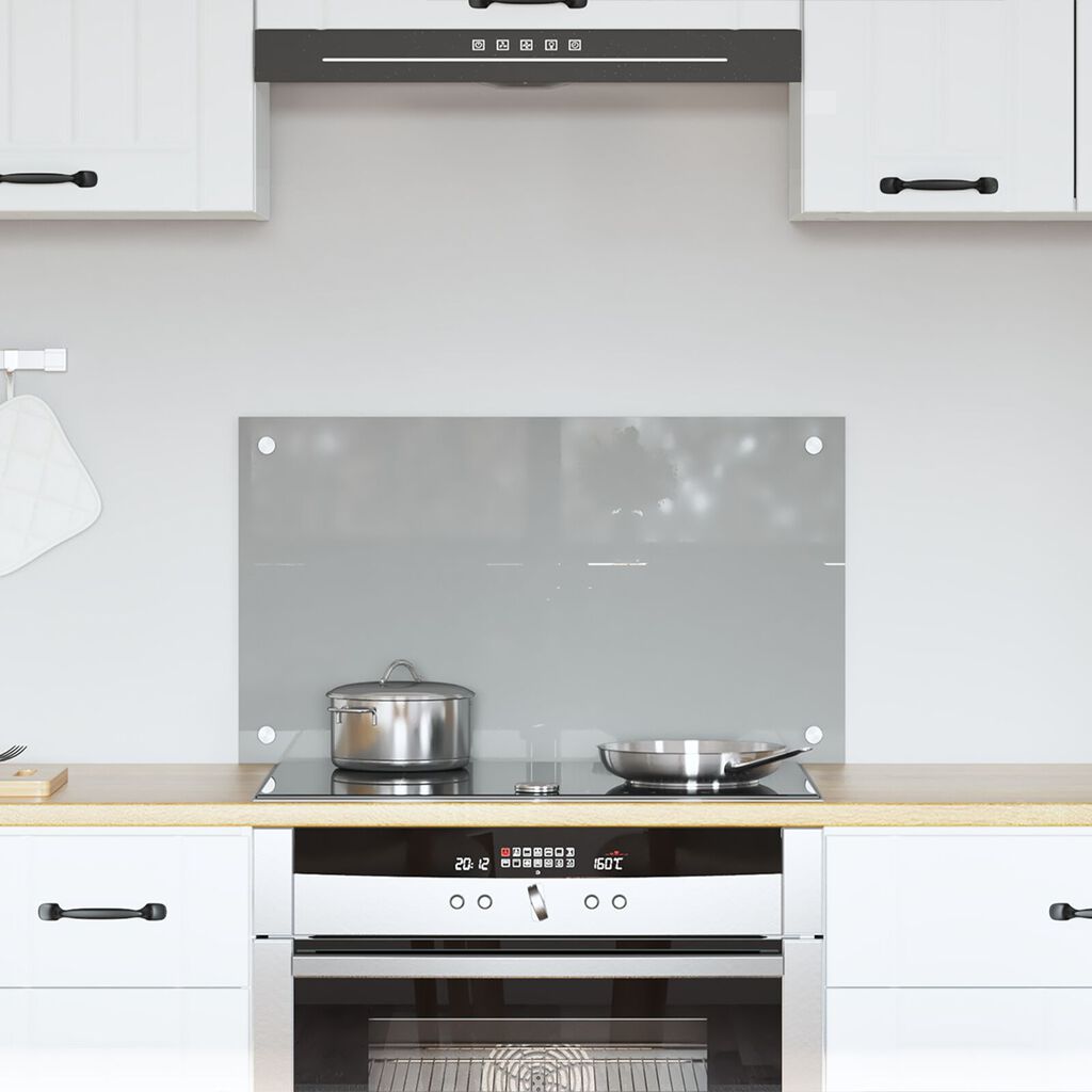 vidaXL Φωτιστικό Πίσω Θερμικό Γκρι 70x40x0,6 εκ Σκληρυμένο Γυαλί