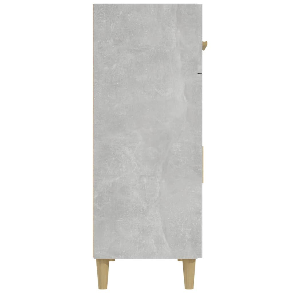 vidaXL Ντουλάπι Γκρι Σκυροδέματος 69,5x34x89 εκ. Επεξεργασμένο Ξύλο