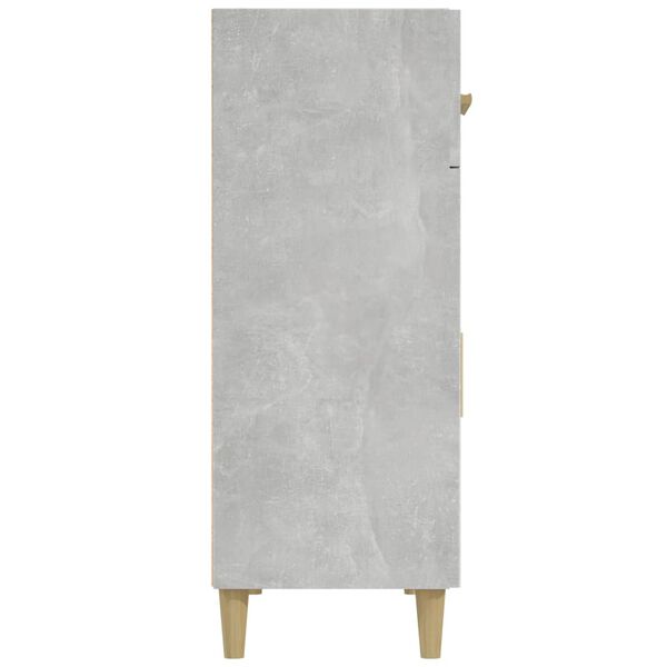 vidaXL Ντουλάπι Γκρι Σκυροδέματος 69,5x34x89 εκ. Επεξεργασμένο Ξύλο