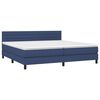 vidaXL &Kappa;&rho;&epsilon;&beta;ά&tau;&iota; Boxspring &mu;&epsilon; &Sigma;&tau;&rho;ώ&mu;&alpha; &Mu;&pi;&lambda;&epsilon; 200x200 &epsilon;&kappa;. &Upsilon;&phi;&alpha;&sigma;&mu;ά&tau;&iota;&nu;&omicron;
