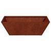 vidaXL &Gamma;&lambda;ά&sigma;&tau;&rho;&alpha; &Kappa;ή&pi;&omicron;&upsilon; 5 pcs &Sigma;&kappa; rusty 50 x 50 x 15 cm
