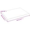 vidaXL Πάγκος Μπάνιου Αν. Καφέ 40x30x2 εκ. Επεξεργ. Μασίφ Ξύλο